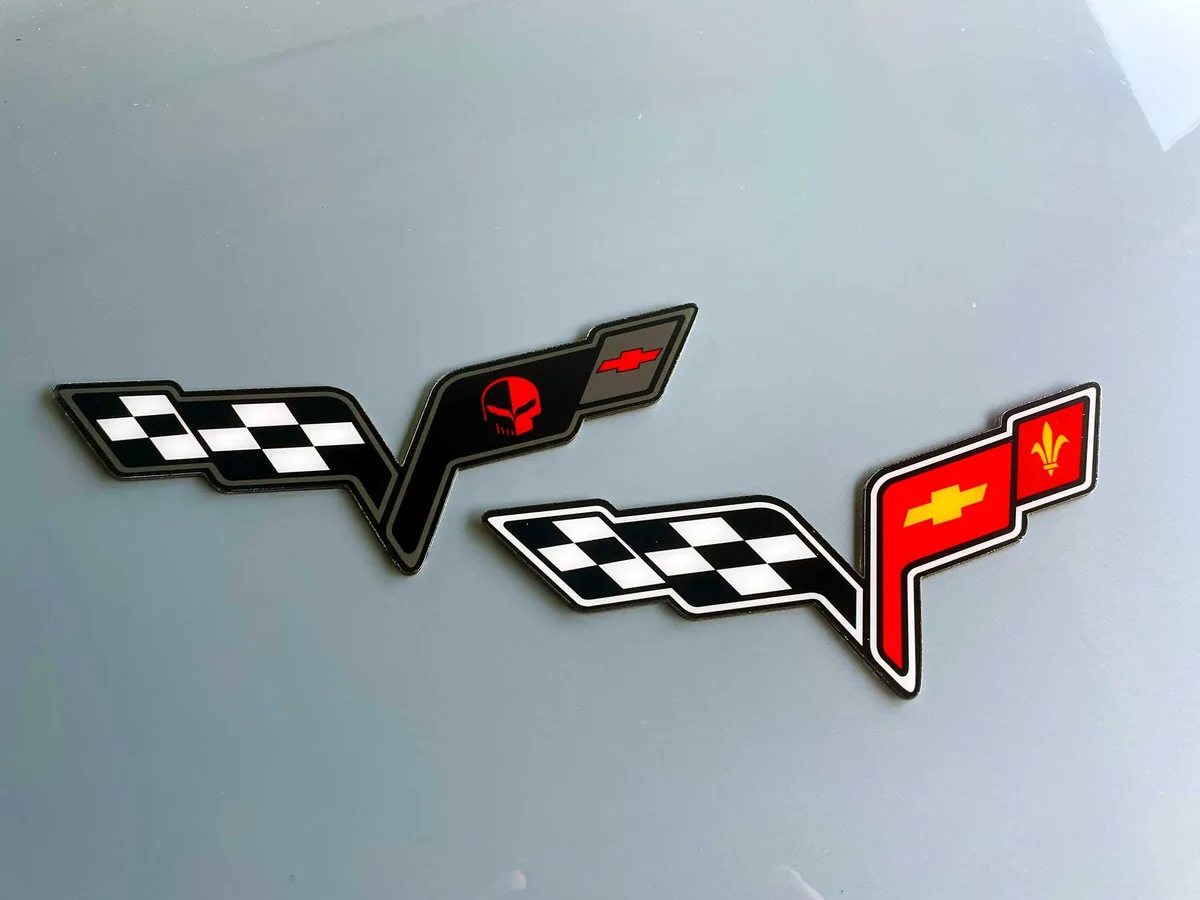 Flag Emblems for C6 Corvettes