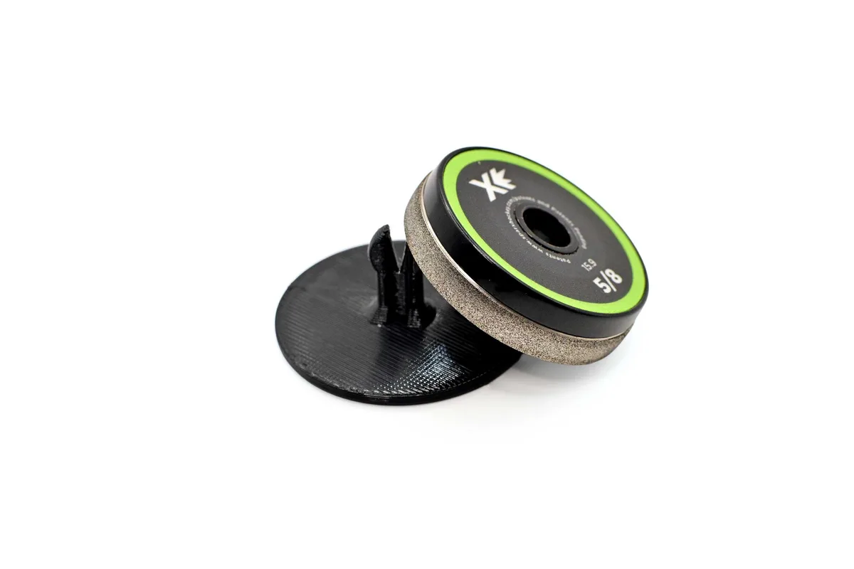 SPARX Hockey Grinding Ring Islands in Matte Black: Precision Skate Sharpener Organization for Players